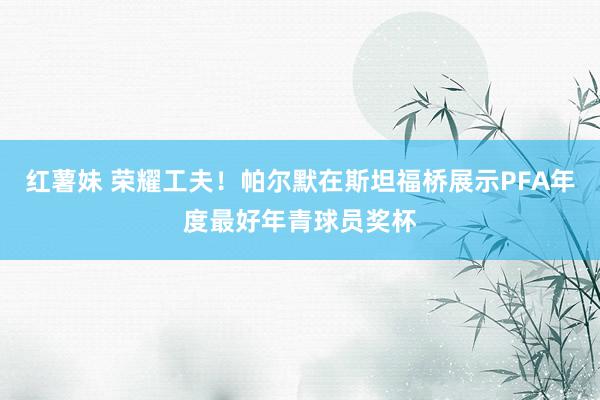 红薯妹 荣耀工夫！帕尔默在斯坦福桥展示PFA年度最好年青球员奖杯