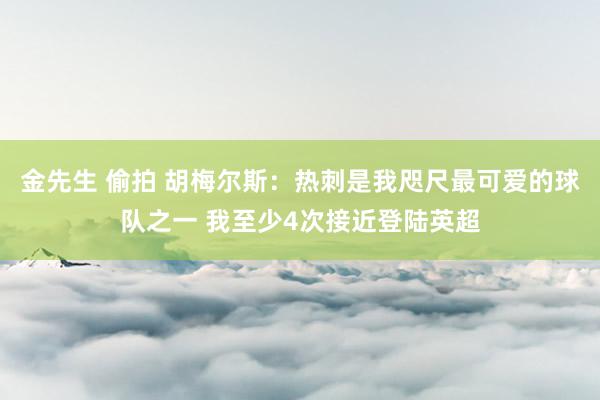 金先生 偷拍 胡梅尔斯：热刺是我咫尺最可爱的球队之一 我至少4次接近登陆英超